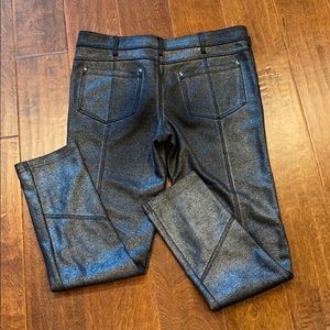 🔴 Free People Cropped Metallic Moto Pants 29